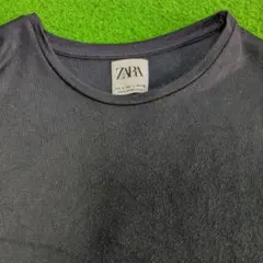 《美品》ZARA メンズ Tシャツ 濃紺 Lサイズのサムネイル
