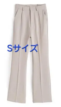 GRLセンタープレスフレアパンツ(ru1366)アイボリー サイズS