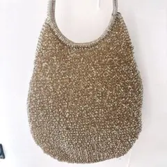 美品 アンテプリマ 縦型 ハンドバッグ ゴールドリング ラウンド ワイヤー