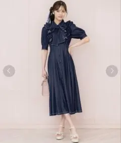 最終値下】herlipto♡ Menton Denim Shirt Dress - メルカリ