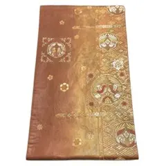 A9742 ●高級 正絹 唐織 六通 袋帯