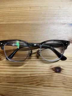 OptLABEL　サーモント型メガネ　Reboot214　シルバー/グレー