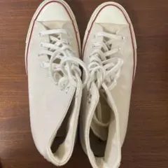 極美品　CONVERSE チャックテイラー　ハイカット 生成り