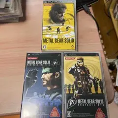 psp メタルギア　ピースウォーカー、ops、ops plus