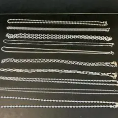 SILVER925】ネックレス 10本 まとめ売り 50cm 計136g - メルカリ