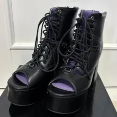 ヨースケ YOSUKE サンダル 厚底レースアップブーツサンダル