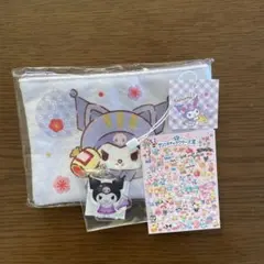 サンリオガラポンくじフラットポーチ　クロミセットのサムネイル