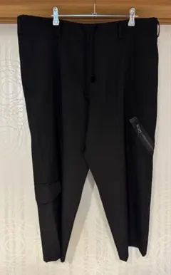 Yohji Yamamoto POUR HOMME ギャバクロップド紐パンツのサムネイル