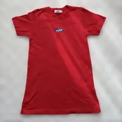 X-girl STAGES Tシャツ ワンピ　レッド 120cmのサムネイル