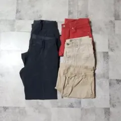 【まとめ売り】UNIQLO・GU チノパン／スラックス 5本セット メンズ 通勤