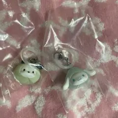 サンリオ　めじるしアクセサリー　なりきりまん　ポチャッコ　シナモロール