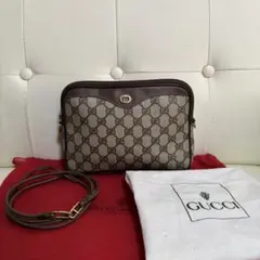美品　付属品あり　GUCCI オールド　グッチ　2way ショルダー　バッグ