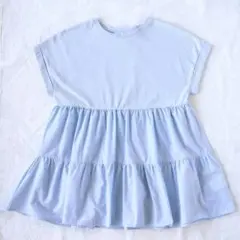 pom ponette ポンポネット　半袖　ティアードチュニック 160cm