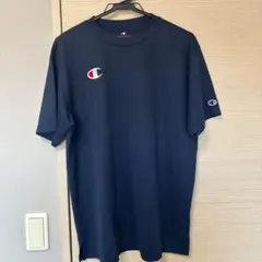 Champion ネイビー Tシャツ ロゴ刺繍のサムネイル