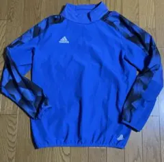 サッカー　ピステ　長袖　アディダス　青　150
