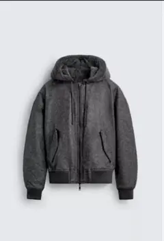 ZARA リバーシブルフェイクレザーボンバージャケットのサムネイル