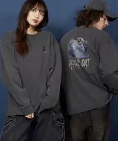 完売品　unrelaxing オーバーサイズ ロングTシャツ8ボール　XLサイズ