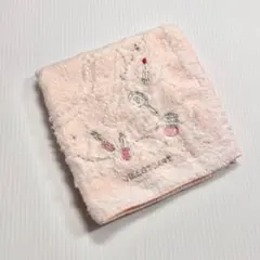 ジルスチュアート　JILLSTUART ハンカチ　ハンドタオル　ピンク　ホワイト