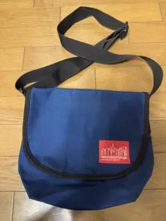Manhattan Portage ショルダーバッグ 青　美品