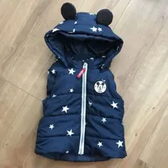 ミッキー ダウン ベストH&M ８６㎝