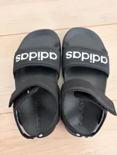 adidas ブラック サンダル 17cm
