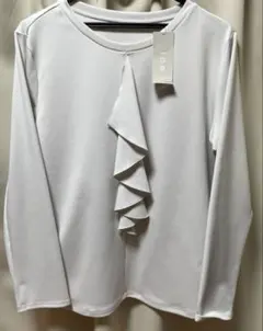 新品 ブルーレーベル クレストブリッジ アシメ チェック フリルTシャツ