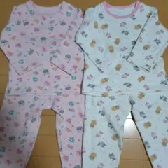 アンパンマン　長袖パジャマ　100cm　2枚セット　双子