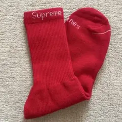 Supreme ソックス レッド　正規品　赤