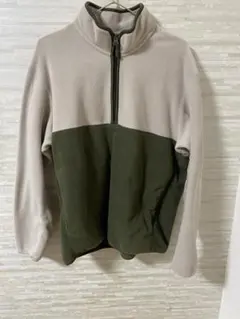 ユニクロLサイズ ハーフジップ フリースジャケット