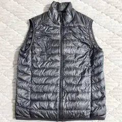 美品　ユニクロ　ウルトラライトダウンベスト　グレー