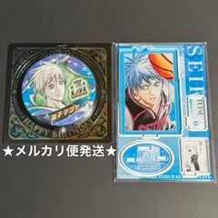 黒子のバスケ　バースデイ　缶バッジ　　名場面ジオラマフィギュア　黒子テツヤ