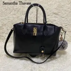 【美品】Samantha Vega ショルダーバッグ2way オールレザー A4