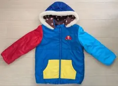 ホットビスケッツ　ダウンコート　リバーシブル　110cm