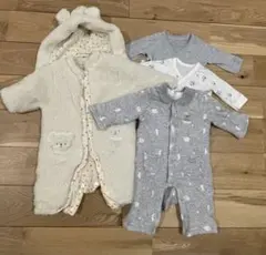 ロンパース、アウター、下着セット 70相当サイズ