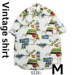 Mサイズ　VINTAGE 90’s 半袖　シャツ MADE IN JAPAN