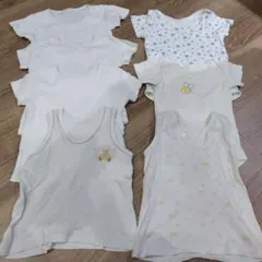 ベビーシャツ 下着　肌着　ロンパース　タンクトップ　7枚セット