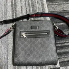 GUCCI メッセンジャーバッグショルダーバッグ GGスプリーム シェリーライン