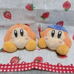 별의 커비 앉아 봉제인형 마스코트 2 와돌디