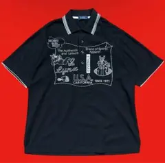 Lynx 刺繍　古着　ゴルフ　ブラック ポロシャツ green Clubのサムネイル
