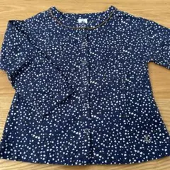 PETIT BATEAU ハート柄シャツ　size86