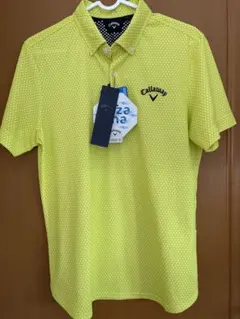 Callaway イエロードット柄 M シャツ