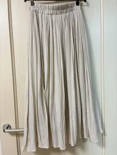 ギャザーロングスカート　Lサイズ　春夏