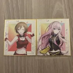 プロセカ くじ 巡音ルカ MEIKOミニ色紙 セット