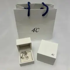 4°C シルバー ハート型 ネックレス