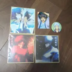 銀魂 色紙 缶バッチ アニメイト特典