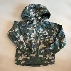 THE NORTH FACE ナイロン　コンパクト　パーカー　迷彩　130