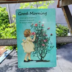 ブリキ看板 置物