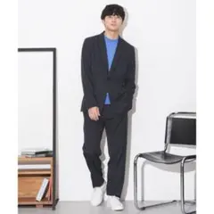 秋冬ものセール【新品未使用】ナノユニバース　セットアップスーツ　ネイビー　M