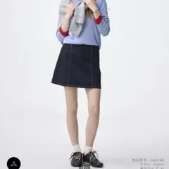 gu デニムスコート