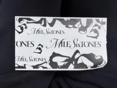 SixTONES 半券 黒 塗りつぶしなし